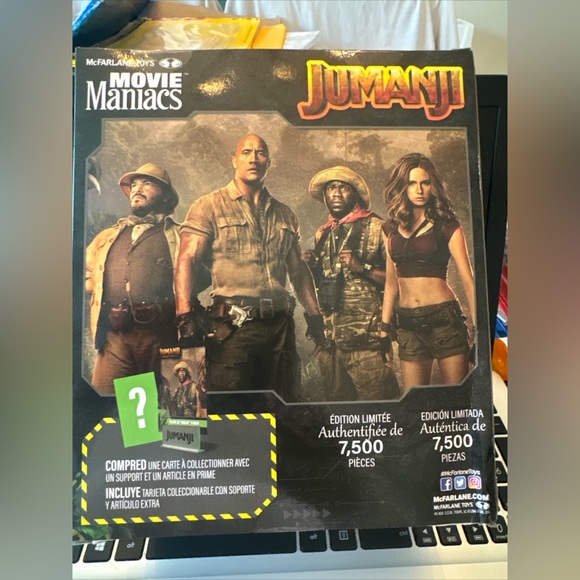 FRANKLIN "MOUSE" FINBAR - JUMANJI McFarlane Toys Movie Maniacs 6" Limited Figure - Picture 7 of 7